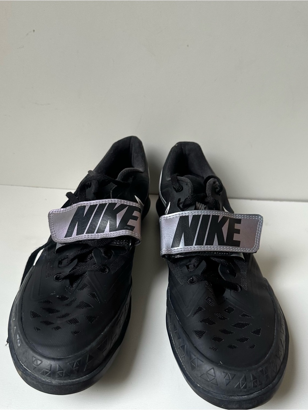 Nike Zoom SD 4 Track & Field Throwing Shoes Black Silver Men's Size 9